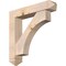 Ekena Millwork Westlake Arts and Crafts Smooth Bracket w/ Offset Brace, Douglas Fir, 7 1/2"W x 38"D x 38"H BKT0806X38X38WTL03SDF - alternate 1